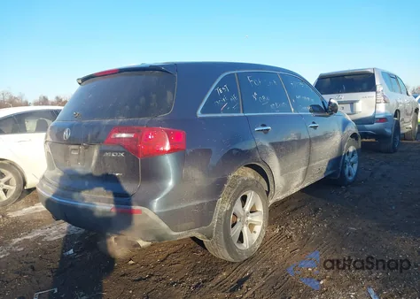 2010 Acura Mdx Technology Package из США, поврежденный, VIN 2HNYD2H68AH522037